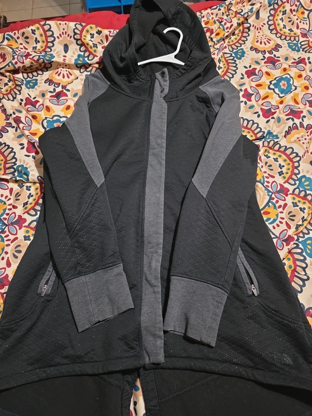 The North Face Black & Gray Hooded Utility Jacket